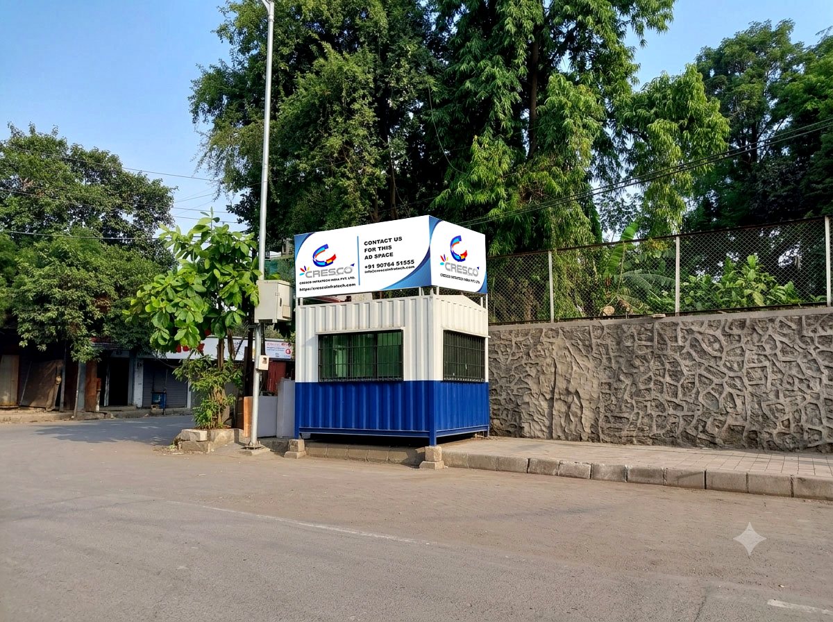 A Cresco kiosk on a main road